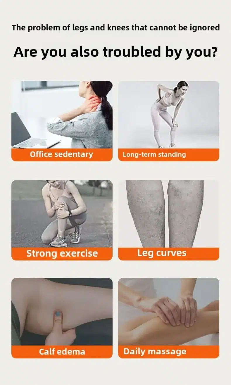 Erinevad tegevused nagu pikk istumine, seismine, tugev treening ning jalamassaaž seotud jalgade probleemidega, mida saab leevendada soodsa õhusurvega massaažiseadmega veenilaiendite raviks.