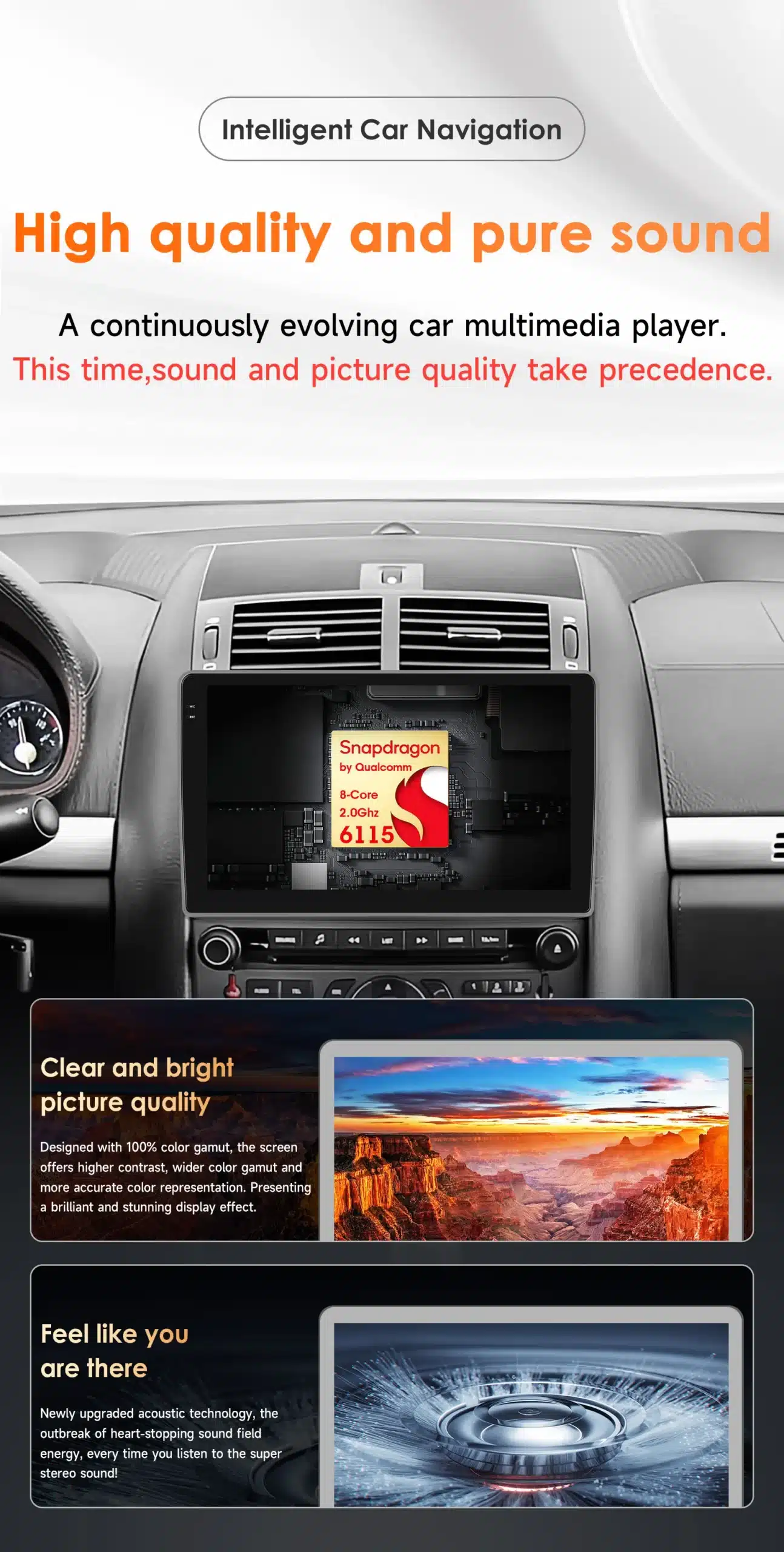 Peugeot 407 2004-2011 Android autoraadio | kujundav pilt e-kaubamaja pildikogust