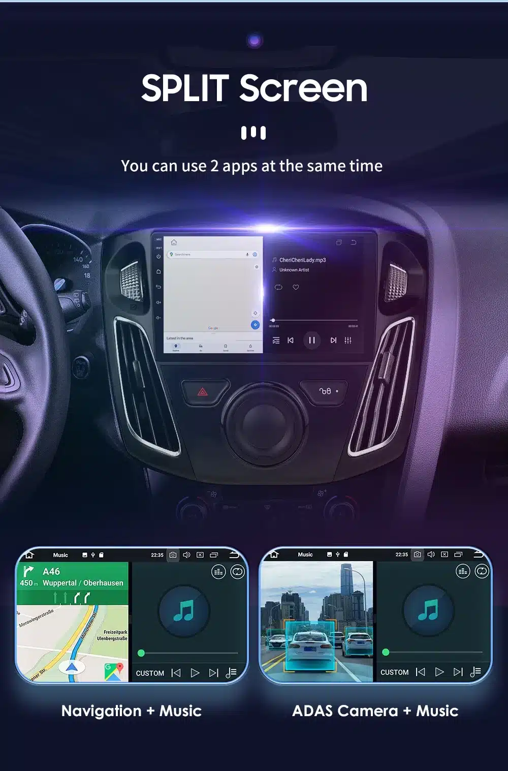 Ford Focus 2011-2015 Android autoraadio GPS | kujundav pilt e-kaubamaja pildikogust