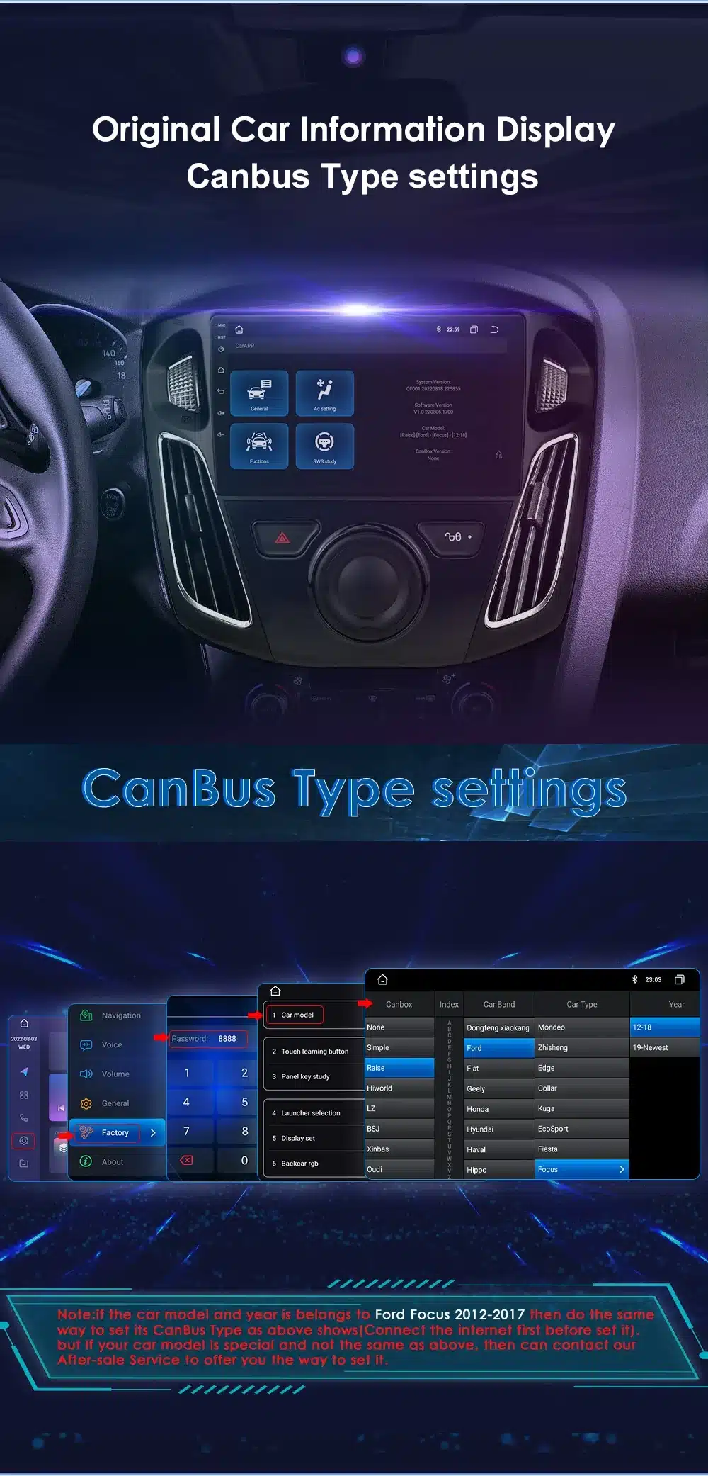 Ford Focus 2011-2015 Android autoraadio GPS | kujundav pilt e-kaubamaja pildikogust