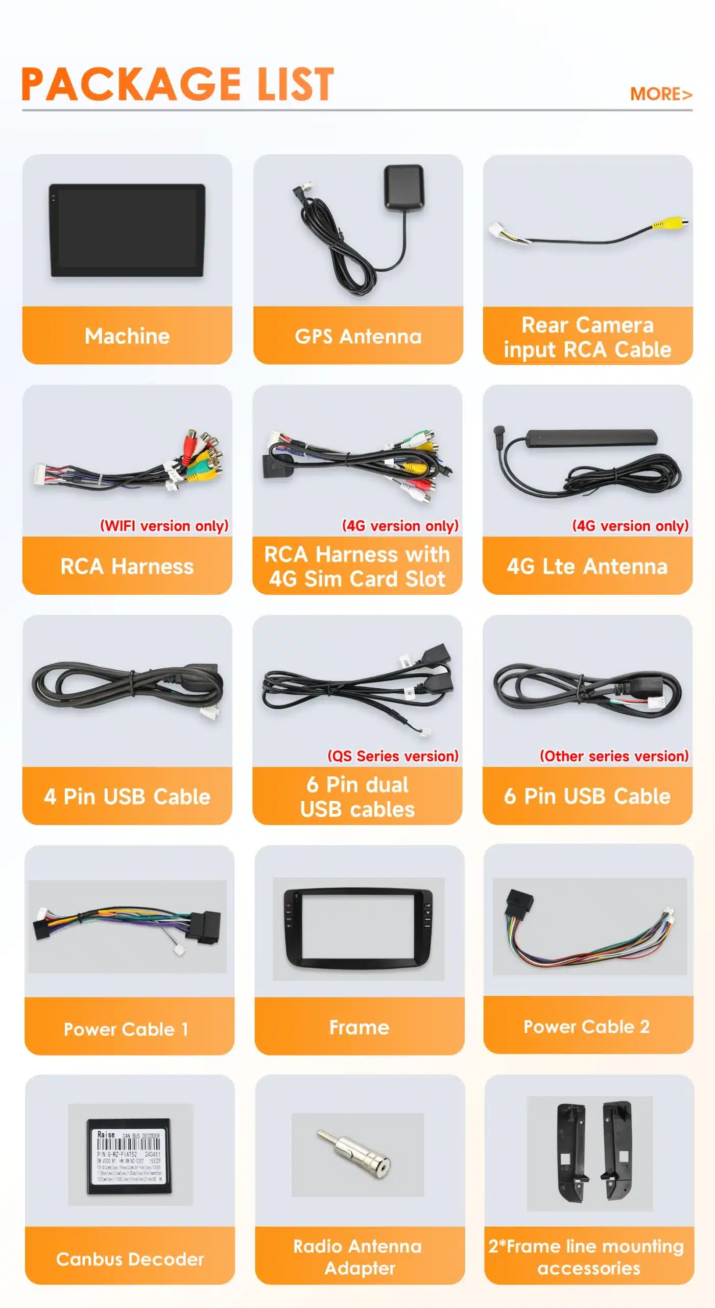 Fiat Linea Punto Android Auto CarPlay raadio GPS WiFi | kujundav pilt e-kaubamaja pildikogust