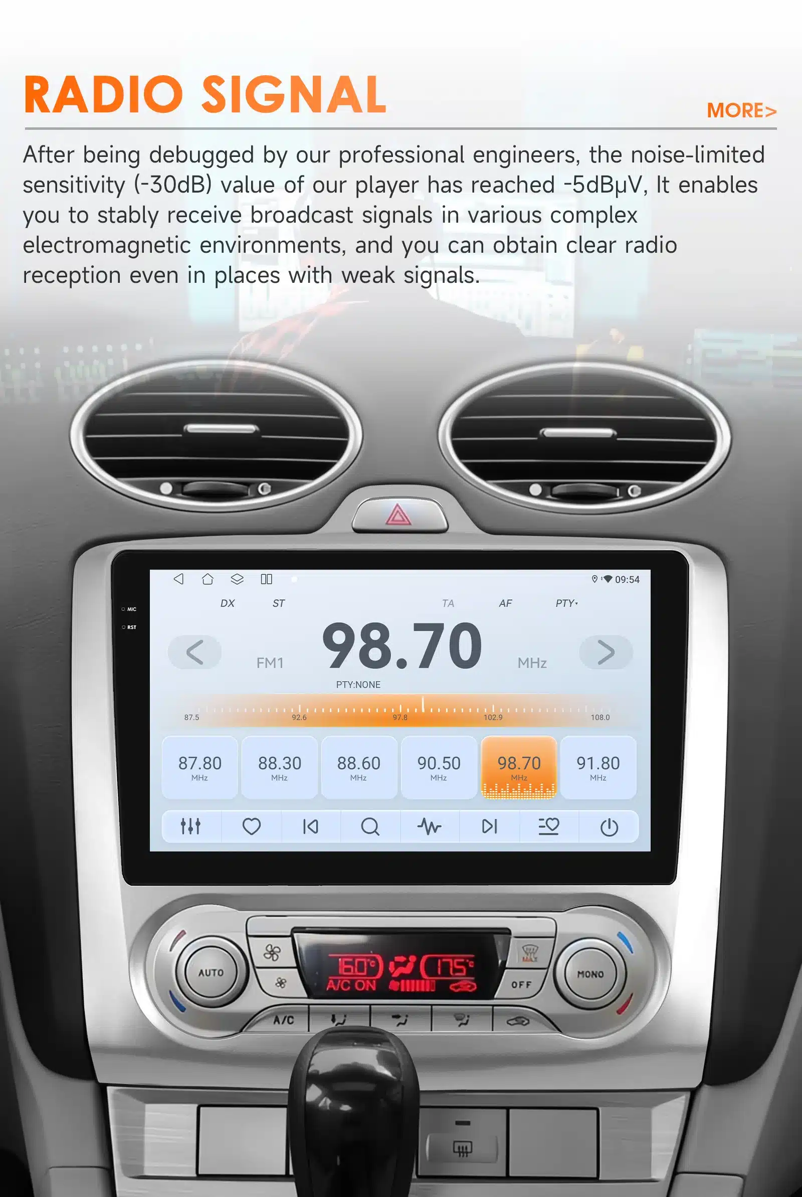 Android autoraadio GPS navigatsioon Ford Focus 2004-2011 | kujundav pilt e-kaubamaja pildikogust