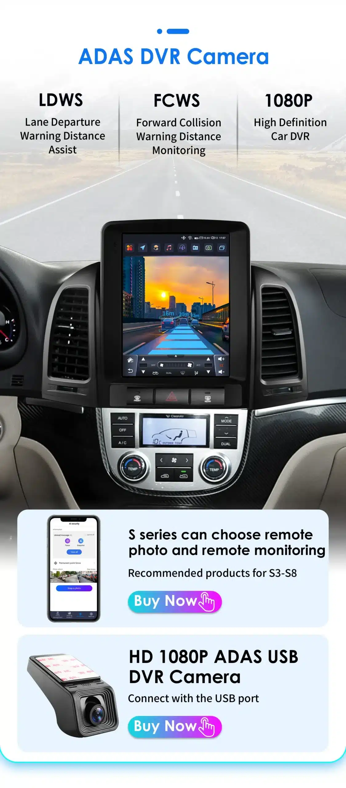 Android autoraadio CarPlay Hyundai Santa Fe II (2006-2012) | kujundav pilt e-kaubamaja pildikogust