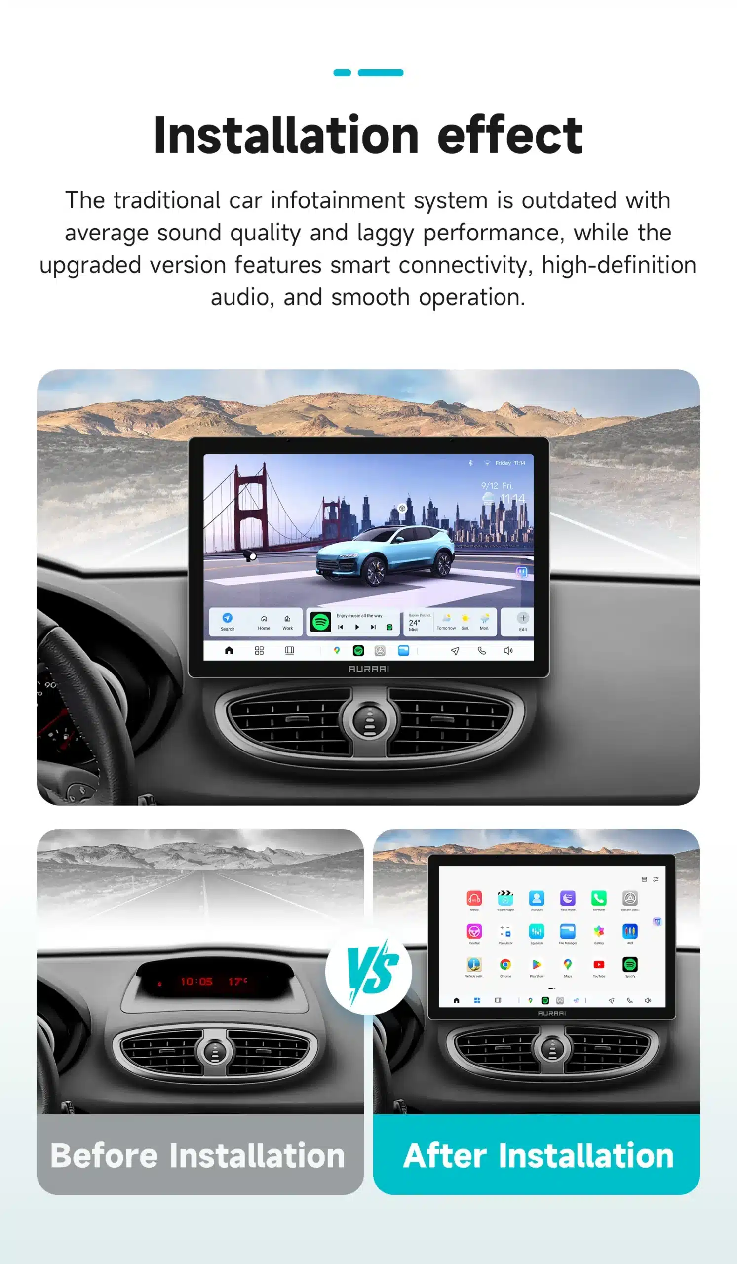 Android multimeediakeskus Renault Clio 3-le | kujundav pilt e-kaubamaja pildikogust
