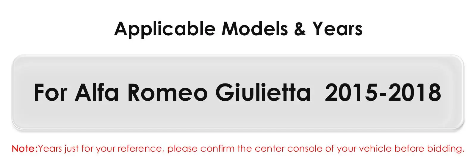 Tekstiraam Alfa Romeo Giulietta 2015-2018 mudelitele optimeeritud Android Auto ja CarPlay autoraadioga.