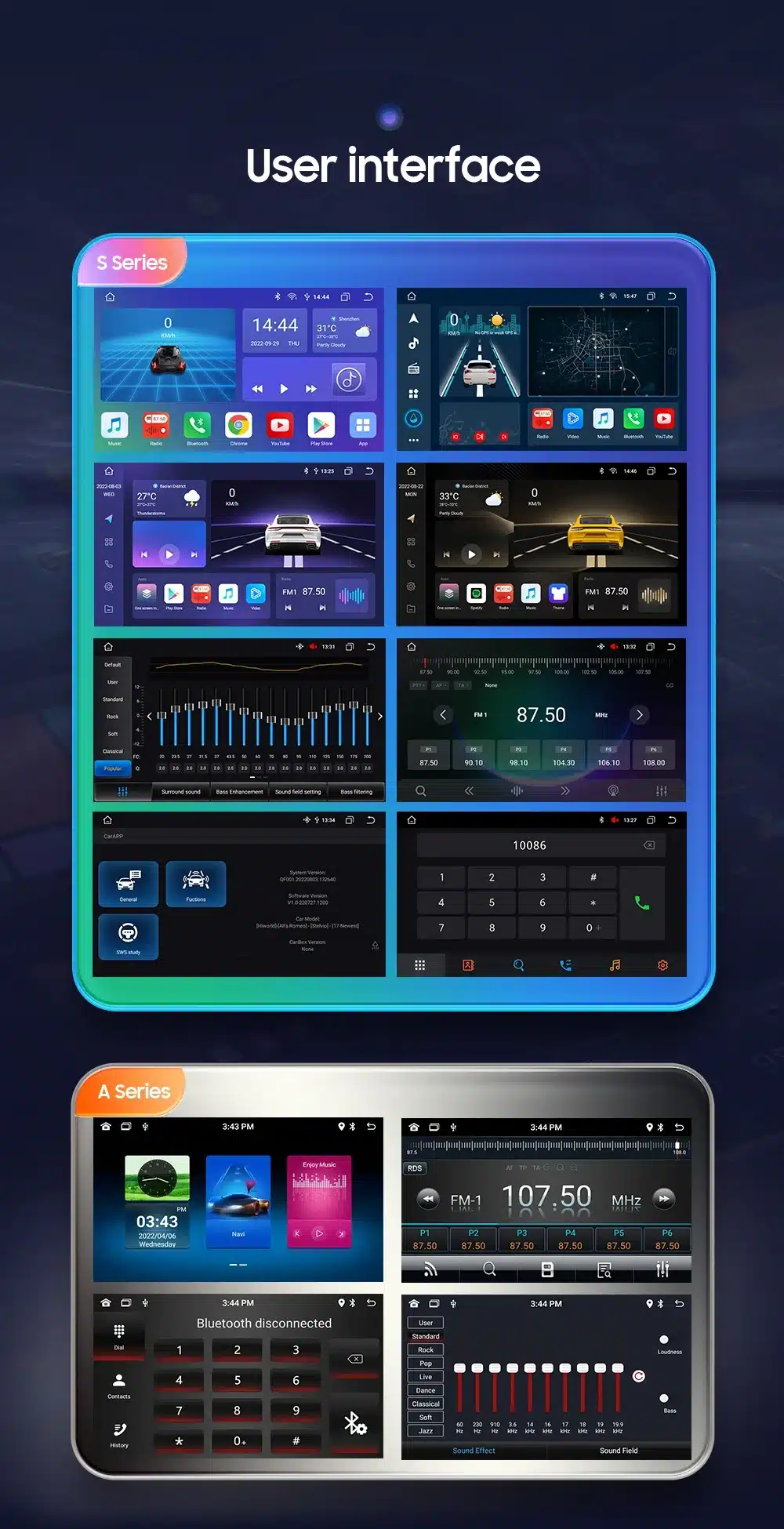 Autoraadio 2Din Android 14 4G-LTE Carplay Opel Astra H/Zafira B | kujundav pilt e-kaubamaja pildikogust