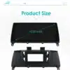 Android auto multimeedia CarPlay GPS BMW X3/X4 | E-pood Tootemaailm Android auto multimeedia CarPlay GPS BMW X3/X4 10.25-tolline ekraan koos musta esipaneeliga valgel taustal.