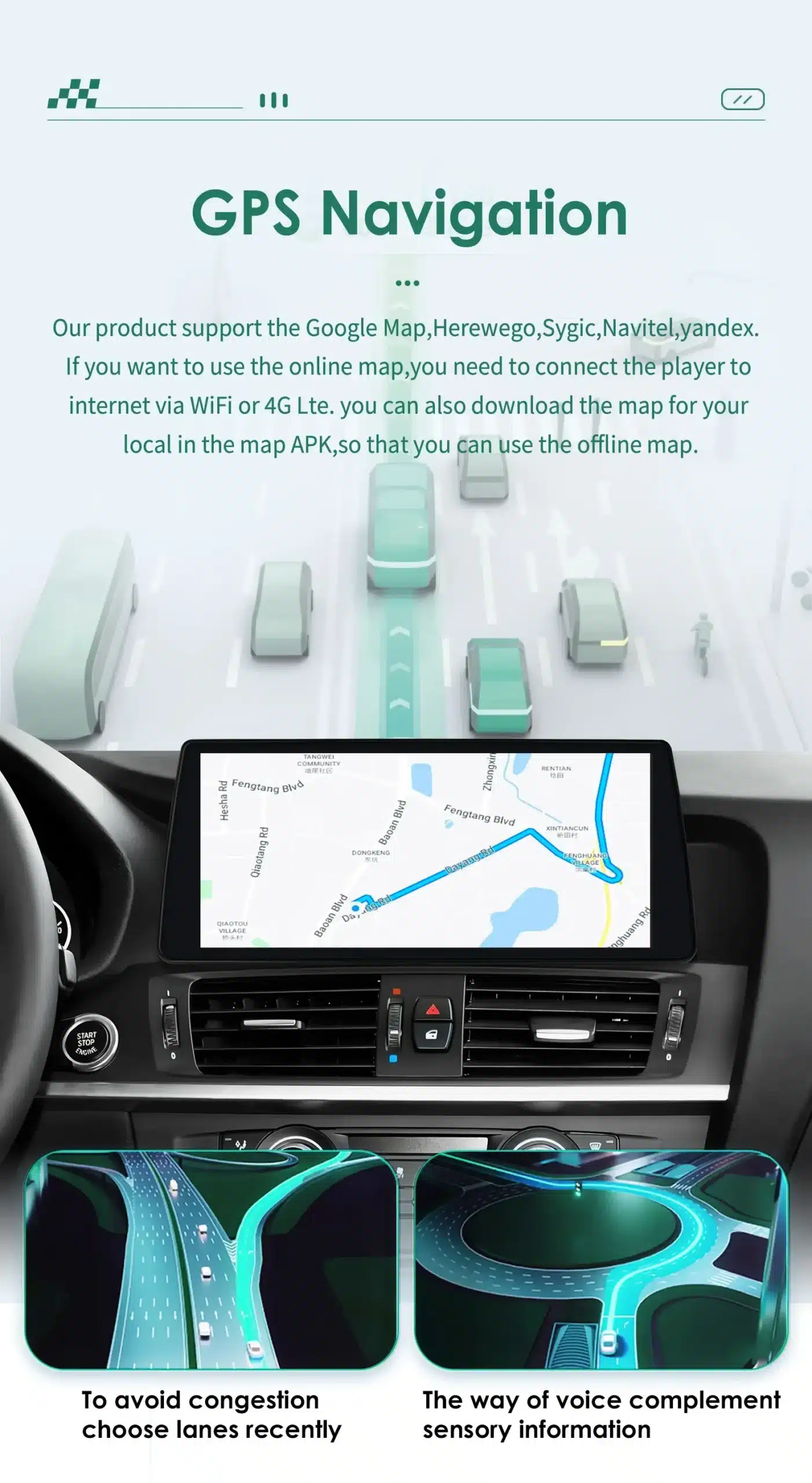 Android auto multimeedia CarPlay GPS BMW X3/X4 | kujundav pilt e-kaubamaja pildikogust