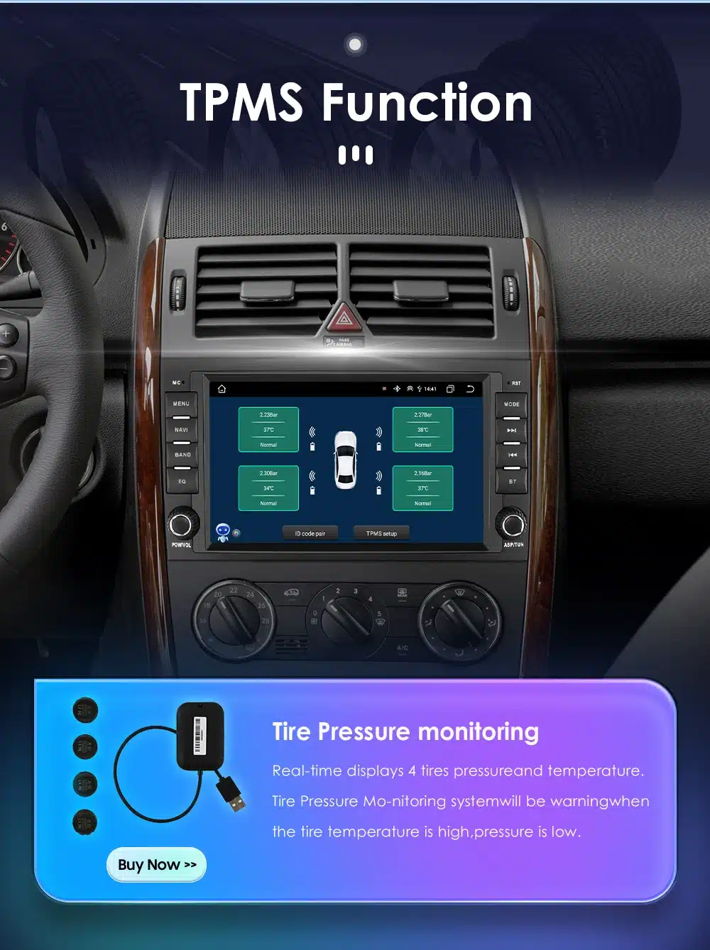 Autoraadio Android CarPlay Mercedes-Benz | kujundav pilt e-kaubamaja pildikogust