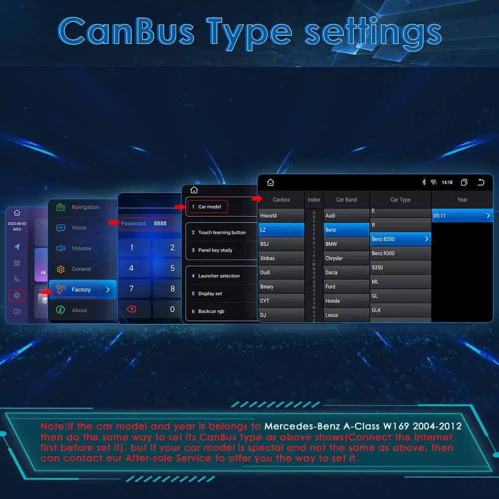 Autoraadio Android CarPlay Mercedes-Benz | kujundav pilt e-kaubamaja pildikogust