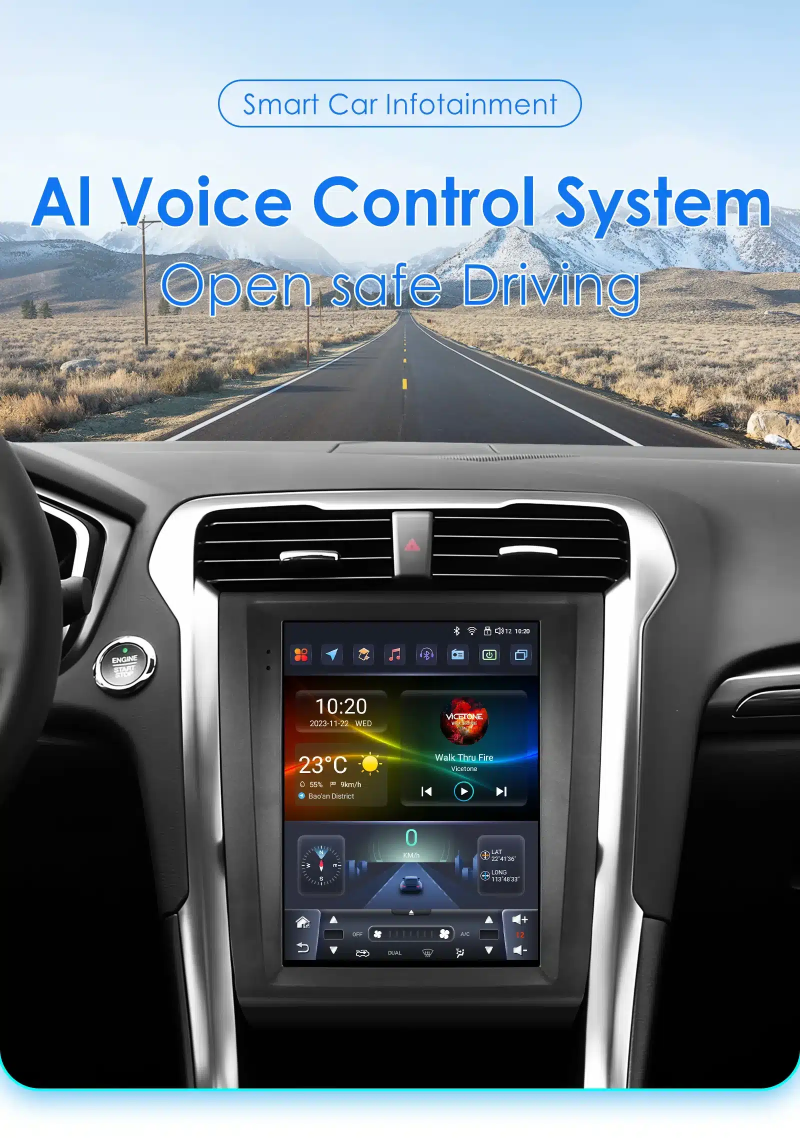 Autoraadio CarPlay Android Ford Fusion / Mondeo 2013-2019 | kujundav pilt e-kaubamaja pildikogust