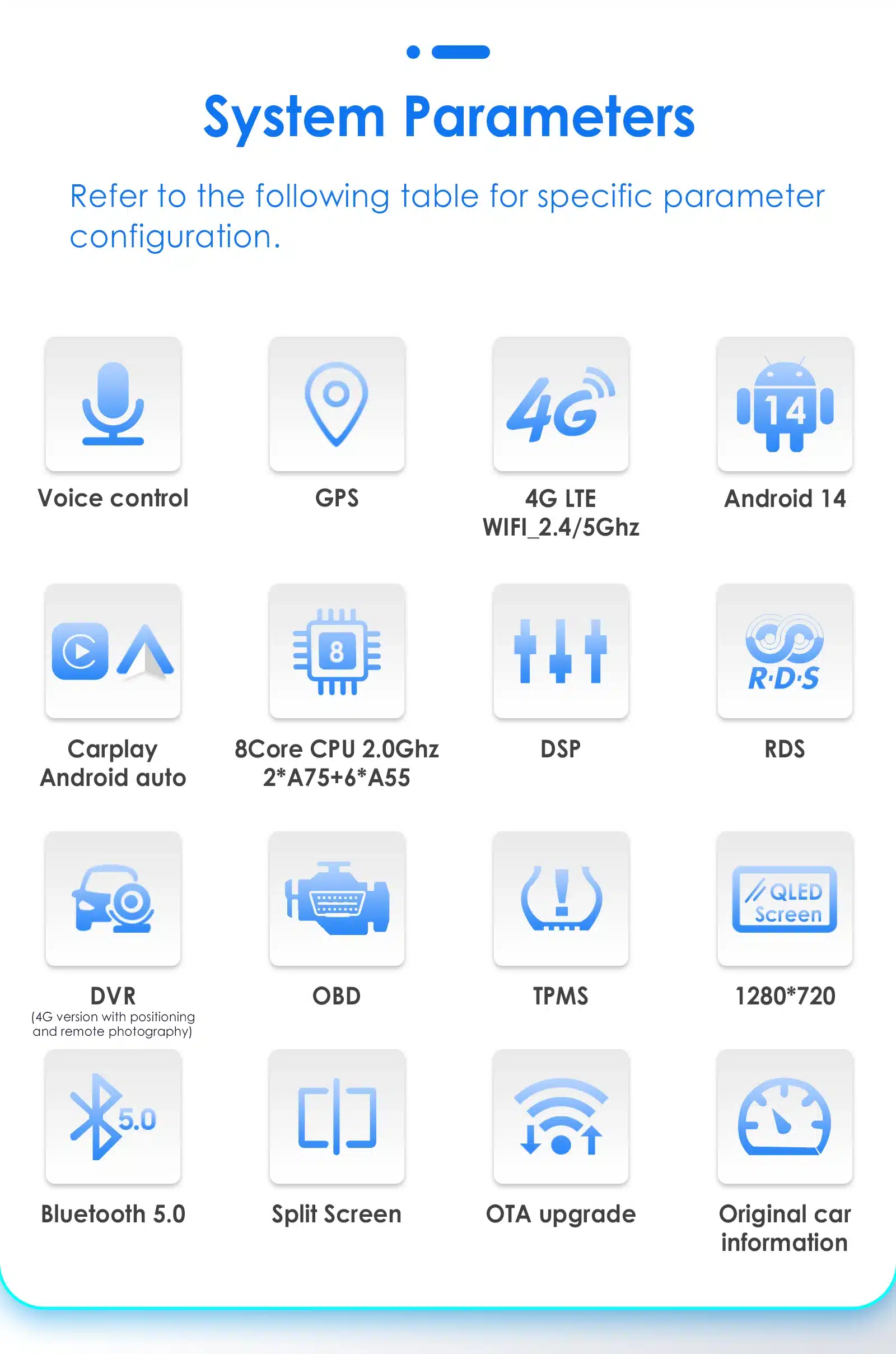 Autoraadio 2Din Android 14 4G-LTE Carplay Opel Astra H/Zafira B | kujundav pilt e-kaubamaja pildikogust
