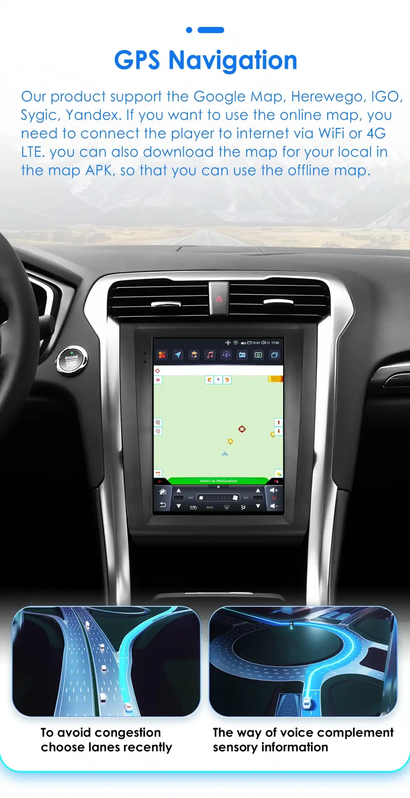 Autoraadio CarPlay Android Ford Fusion / Mondeo 2013-2019 | kujundav pilt e-kaubamaja pildikogust