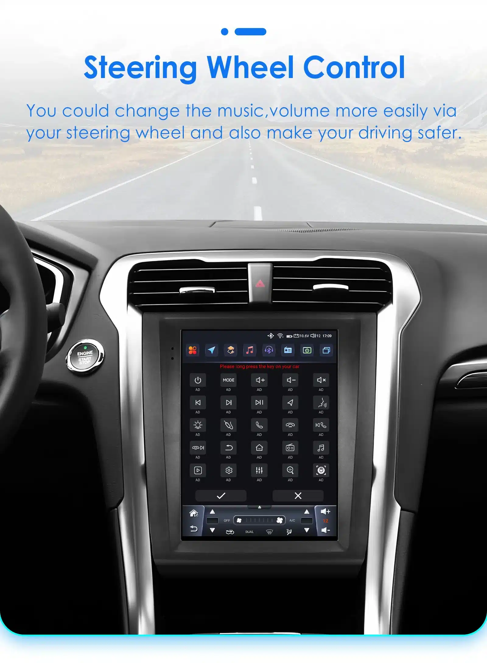 Autoraadio CarPlay Android Ford Fusion / Mondeo 2013-2019 | kujundav pilt e-kaubamaja pildikogust