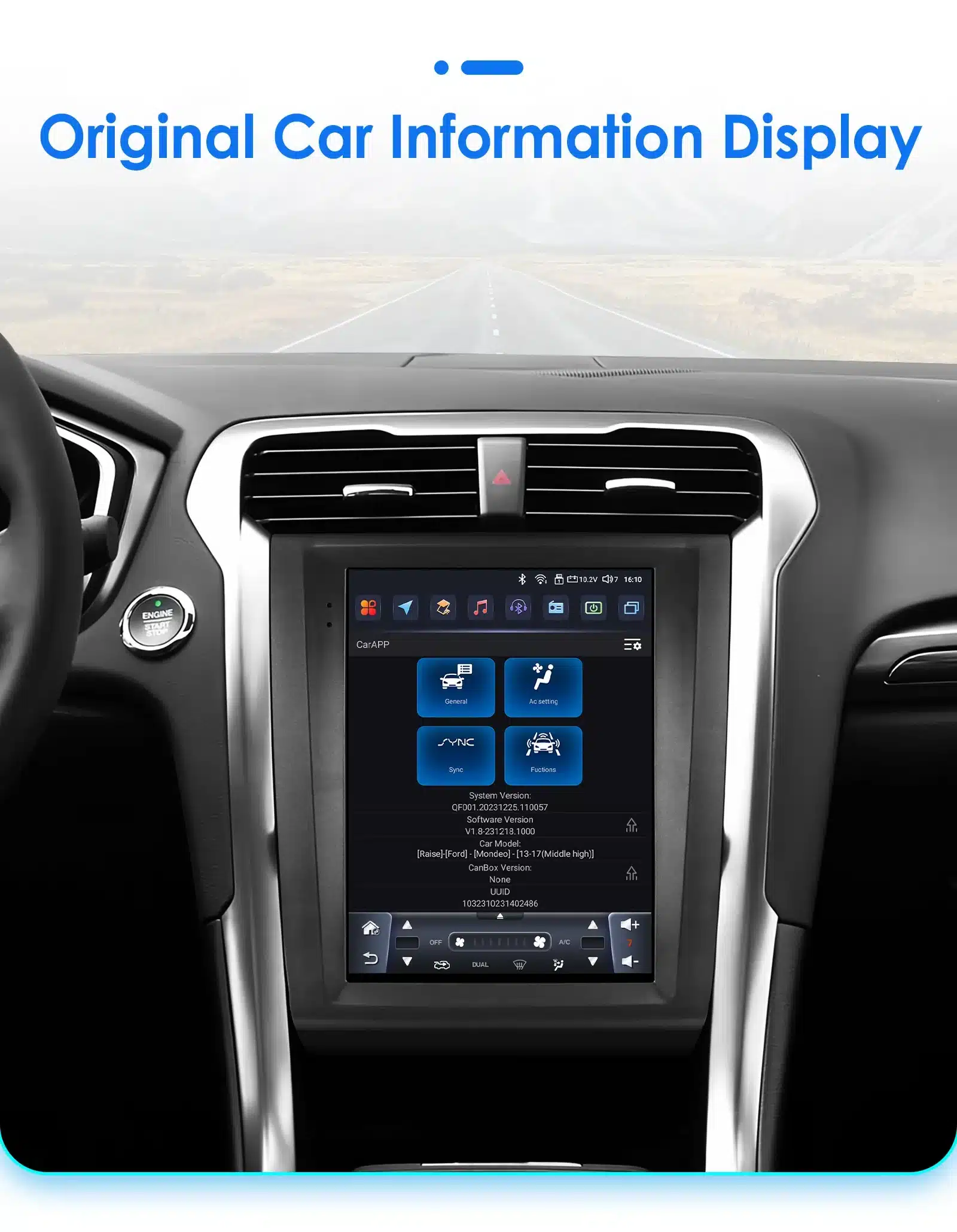 Autoraadio CarPlay Android Ford Fusion / Mondeo 2013-2019 | kujundav pilt e-kaubamaja pildikogust