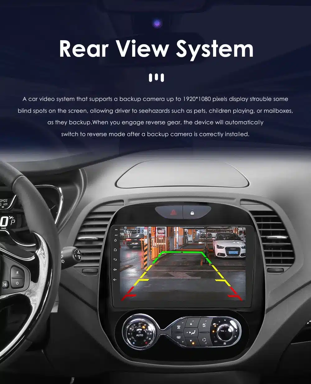 Multimeedia autoraadio CarPlay GPS Renault Captur 2016-2019 | kujundav pilt e-kaubamaja pildikogust