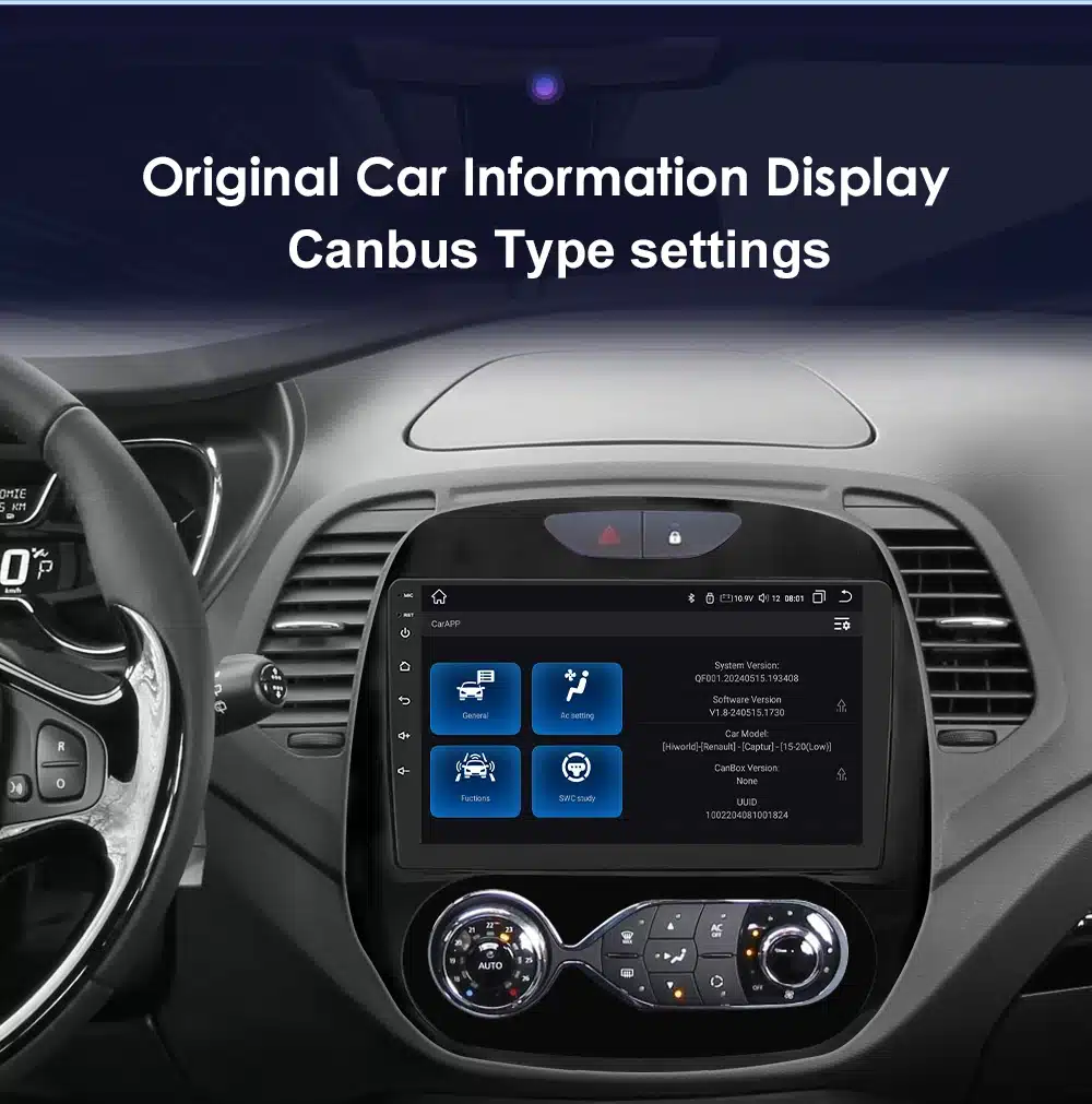 Multimeedia autoraadio CarPlay GPS Renault Captur 2016-2019 | kujundav pilt e-kaubamaja pildikogust