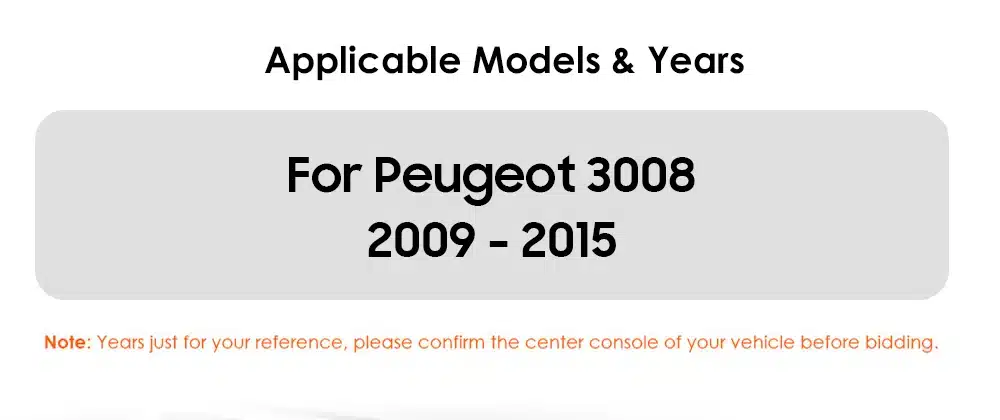 Android automakk GPS Peugeot 3008 (2009-2015) | kujundav pilt e-kaubamaja pildikogust