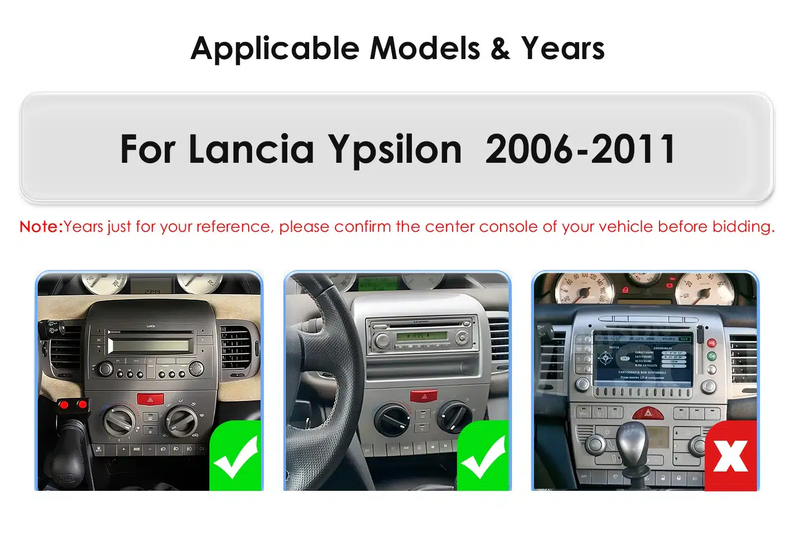 Android Auto ja CarPlay autoraadio Lancia Ypsilonile | kujundav pilt e-kaubamaja pildikogust