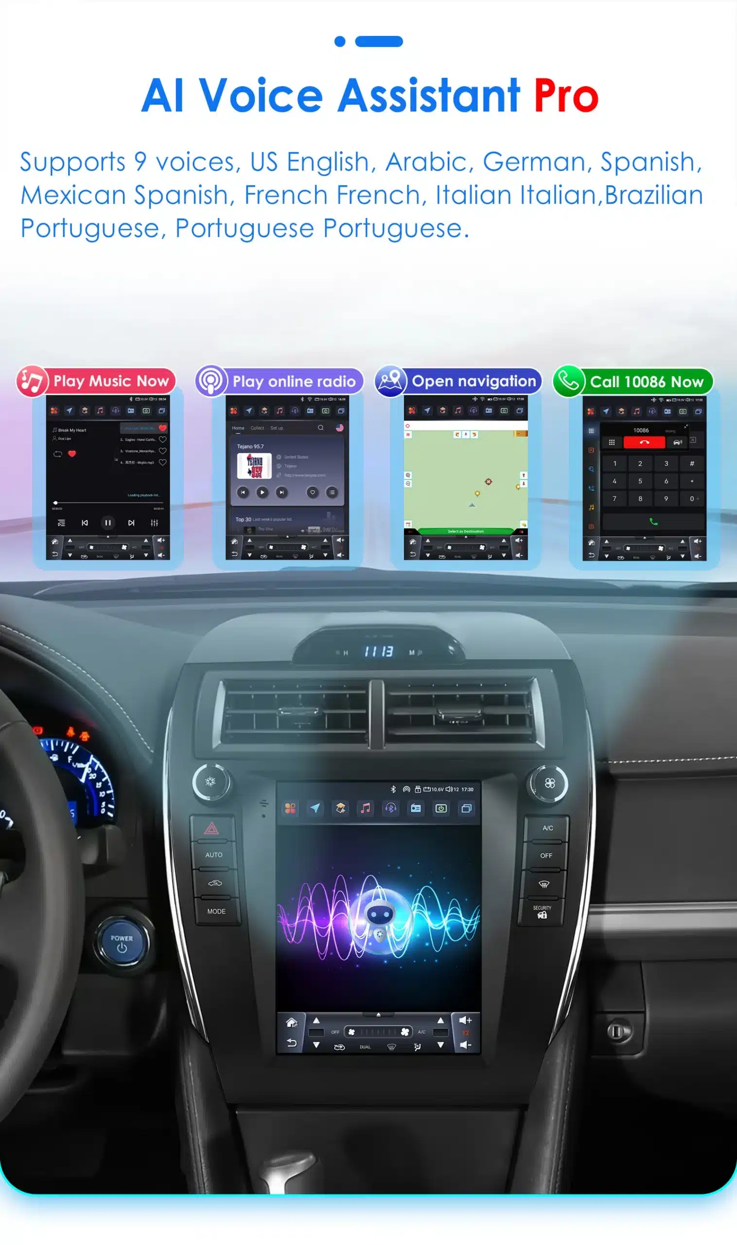Android multimeedia autoraadiod Toyota Camry 2012-2014 | kujundav pilt e-kaubamaja pildikogust