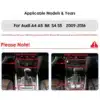 Juhtmevaba CarPlay auto raadio Audi A4-le, GPS ja 4G | E-pood Tootemaailm Kahe erineva Audi A4/A5/S4/S5 mudeli keskkonsoolid, näidates erinevusi multimeedia seadmete vahel aastatel 2009-2016.