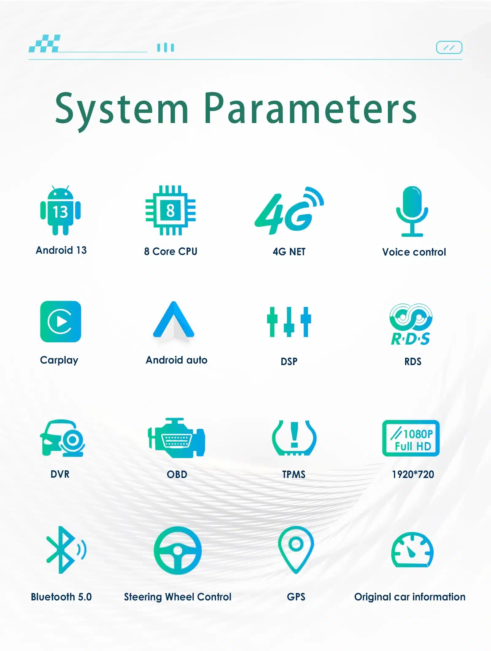 Juhtmevaba CarPlay auto raadio Audi A4-le, GPS ja 4G | kujundav pilt e-kaubamaja pildikogust