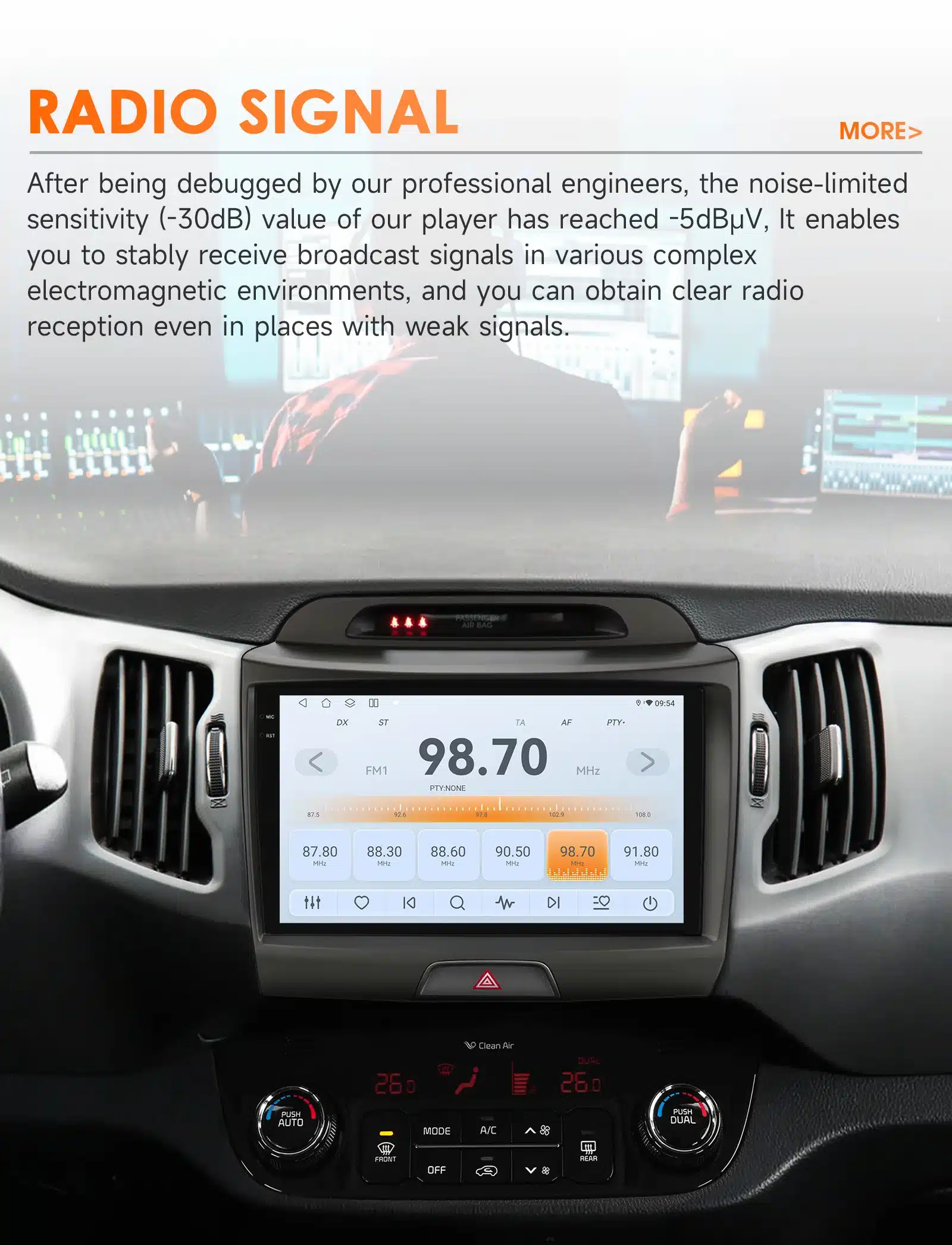 Android autoraadiod GPS ja WiFi KIA Sportage (2010-2016) 2DIN | kujundav pilt e-kaubamaja pildikogust