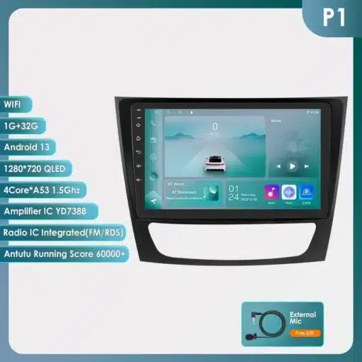 Android multimeedia autoraadiod Mercedes-Benz E-klass | E-pood Tootemaailm Android multimeedia autoraadiod Mercedes-Benz E-klass