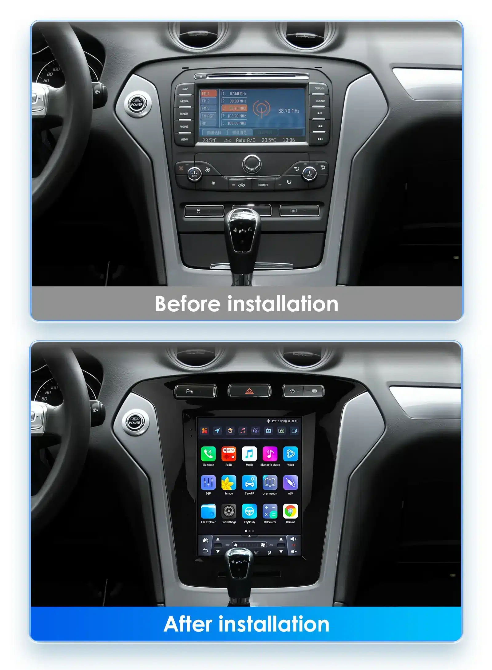 Android multimeedia autoraadio Ford Mondeo / Galaxy | kujundav pilt e-kaubamaja pildikogust