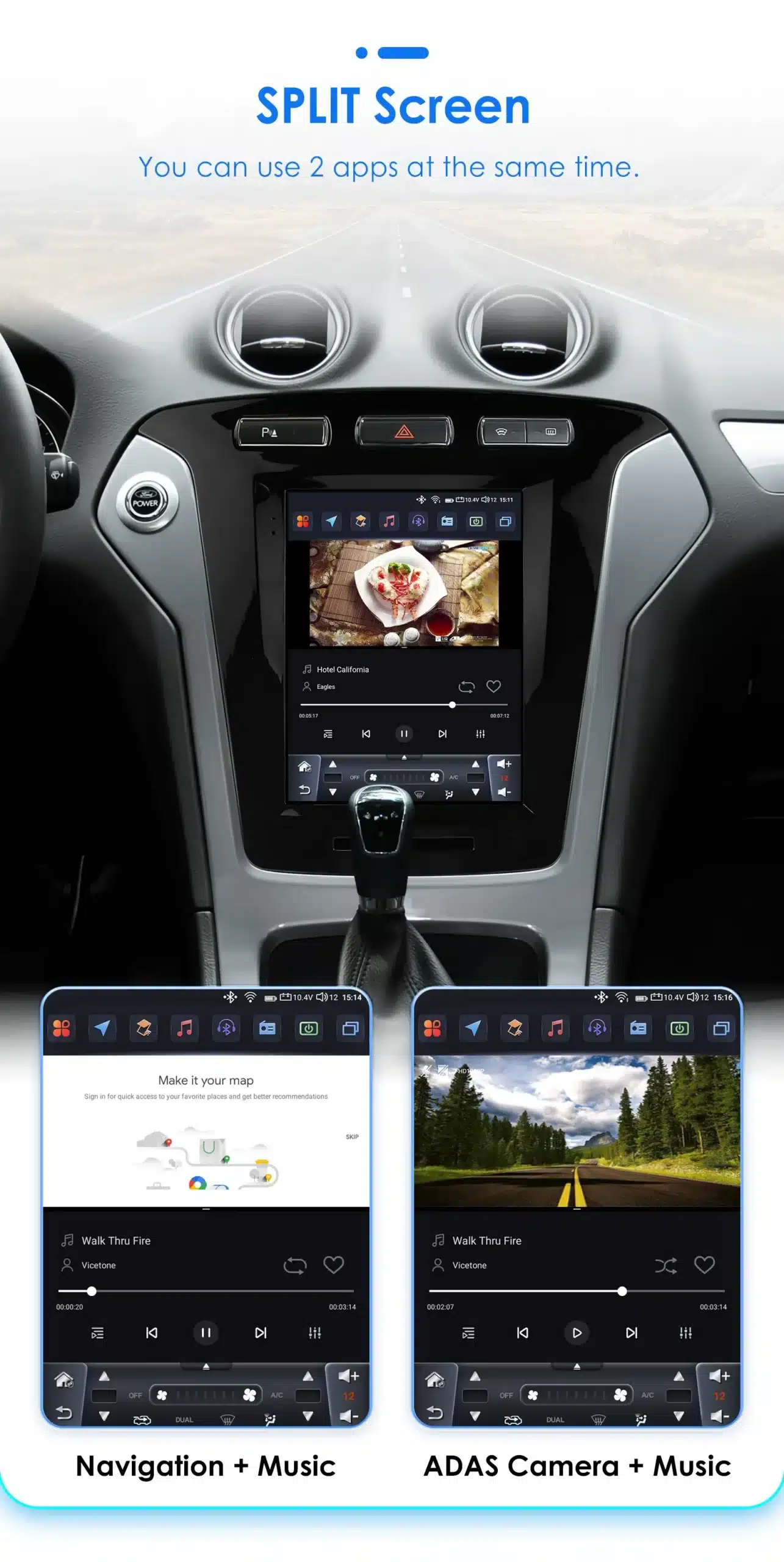 Android multimeedia autoraadio Ford Mondeo / Galaxy | kujundav pilt e-kaubamaja pildikogust