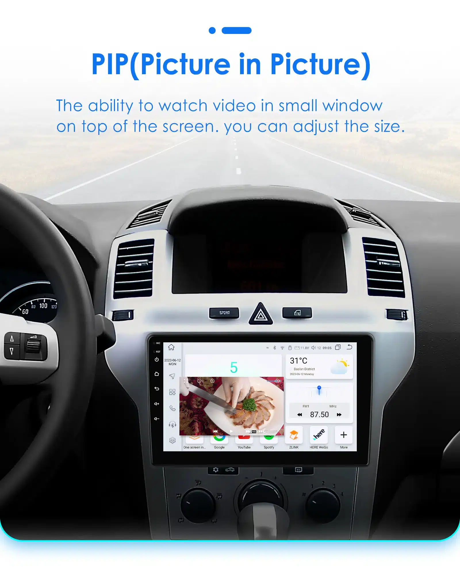 2DIN Android Auto 4G GPS Nissani autoraadio | kujundav pilt e-kaubamaja pildikogust