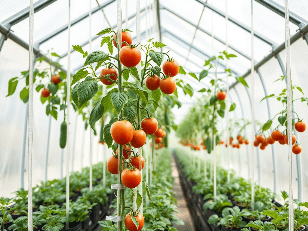 Tomatite ja kurkide toestamine kasvuhoones | E-pood Tootemaailm Tomatid ja kurgid kasvuhoones toestatud