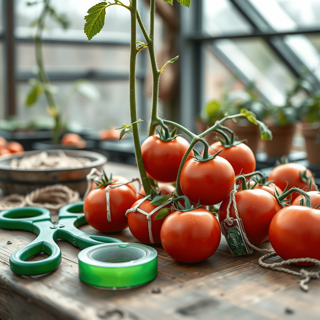 Toestatud tomatitaimed kasvuhoones