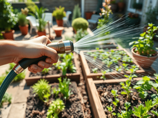 Aiavooliku pihustiotsik: kuidas valida ja kasutada | E-pood Tootemaailm Aiavooliku pihustiotsik kastmas peenart