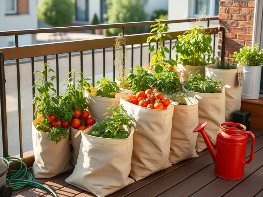 Istutuskotid terrassil: mis kasvab ja mis mitte | E-pood Tootemaailm Istutuskotid terrassil tomatite ja maitsetaimedega