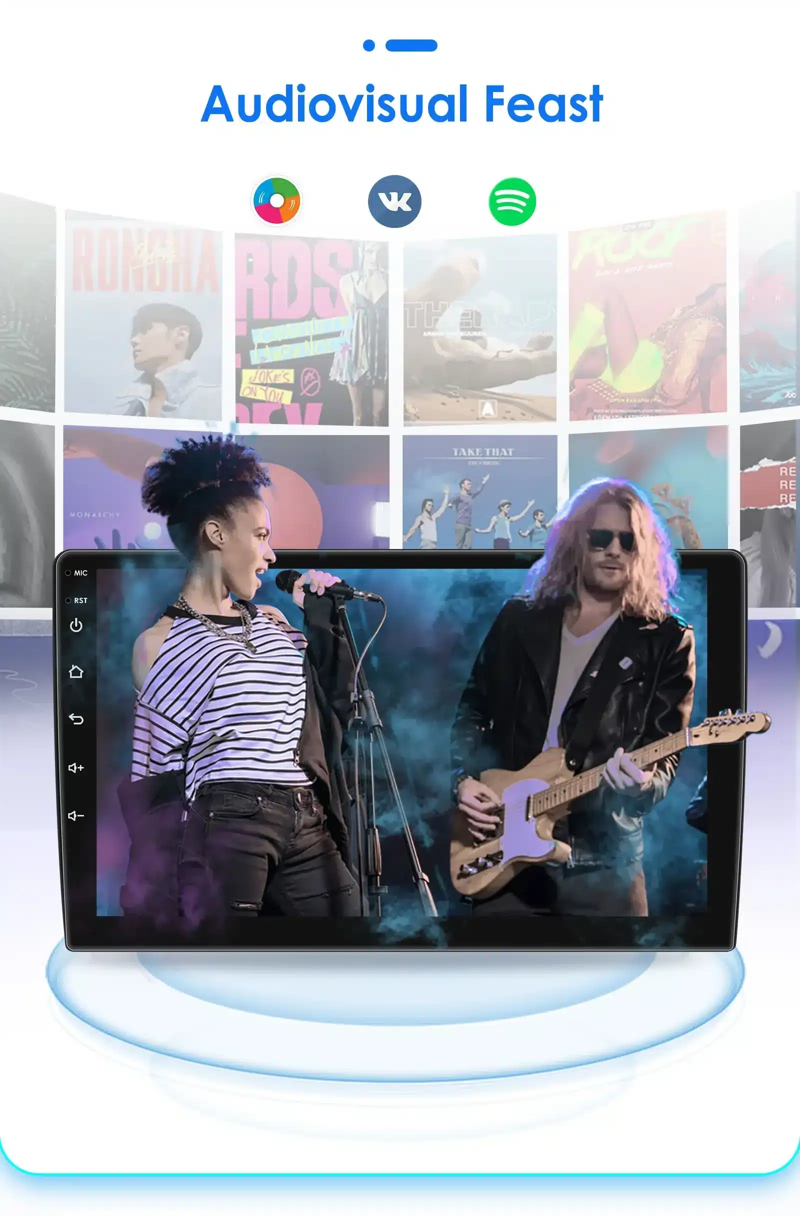 2 Din Android raadio CarPlay Hyundai Santa Fe 2013-2017 | kujundav pilt e-kaubamaja pildikogust