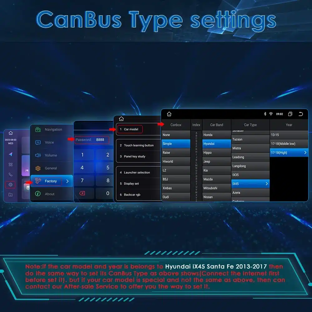 2 Din Android raadio CarPlay Hyundai Santa Fe 2013-2017 | kujundav pilt e-kaubamaja pildikogust