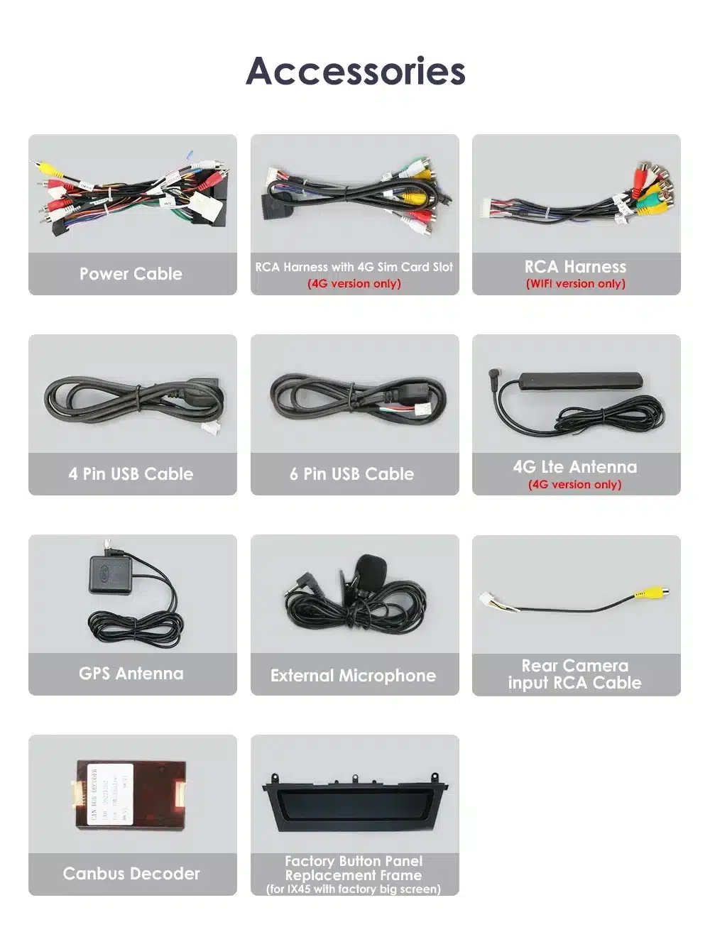 2 Din Android raadio CarPlay Hyundai Santa Fe 2013-2017 | kujundav pilt e-kaubamaja pildikogust