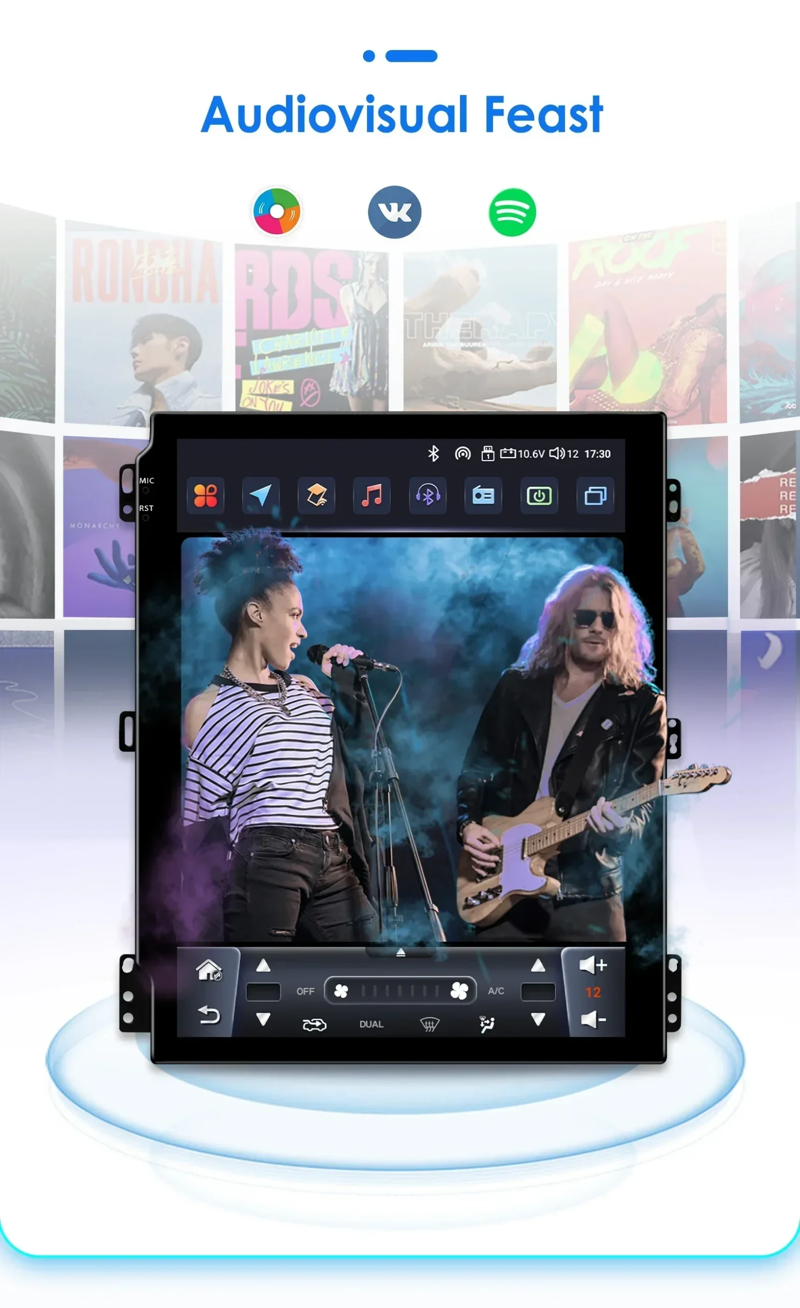 Android autoraadio 2Din Ford Fiesta MK7 2009 - 2016 | kujundav pilt e-kaubamaja pildikogust