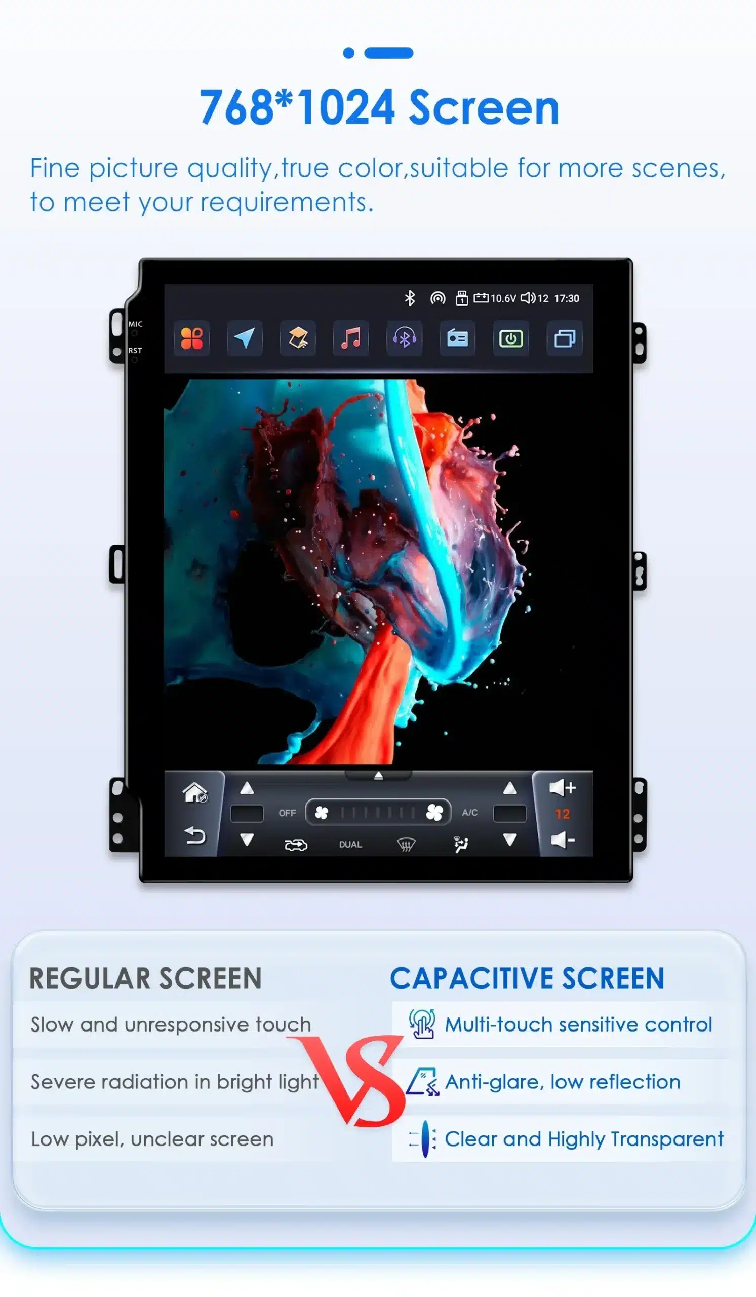 Android autoraadio 2Din Ford Fiesta MK7 2009 - 2016 | kujundav pilt e-kaubamaja pildikogust