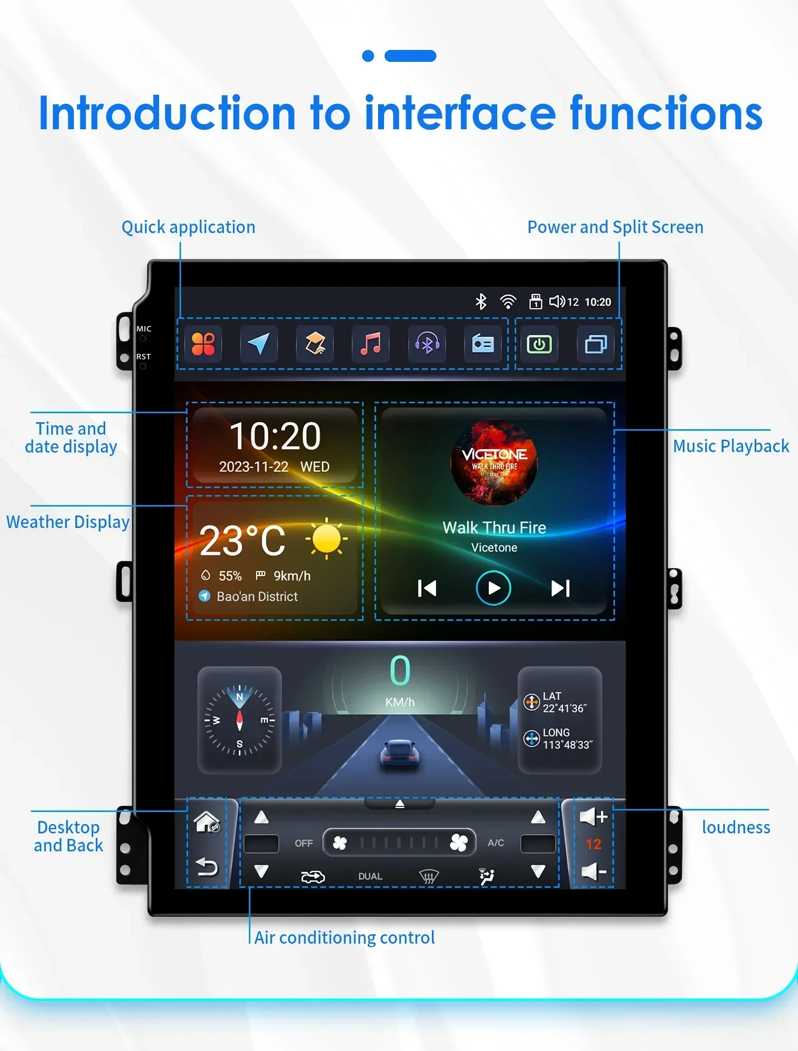 Android autoraadio 2Din Ford Fiesta MK7 2009 - 2016 | kujundav pilt e-kaubamaja pildikogust