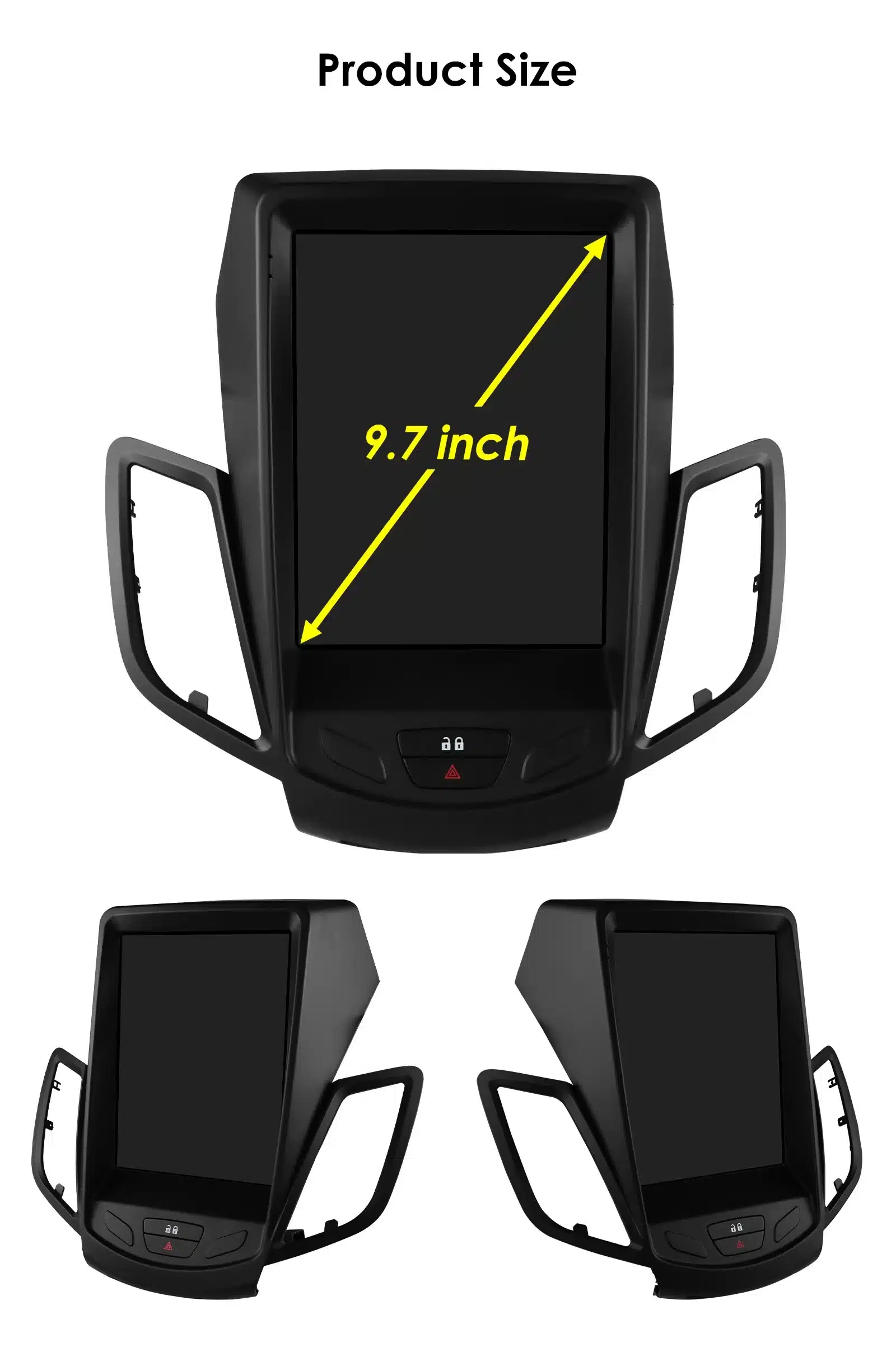 Android autoraadio 2Din Ford Fiesta MK7 2009 - 2016 | kujundav pilt e-kaubamaja pildikogust