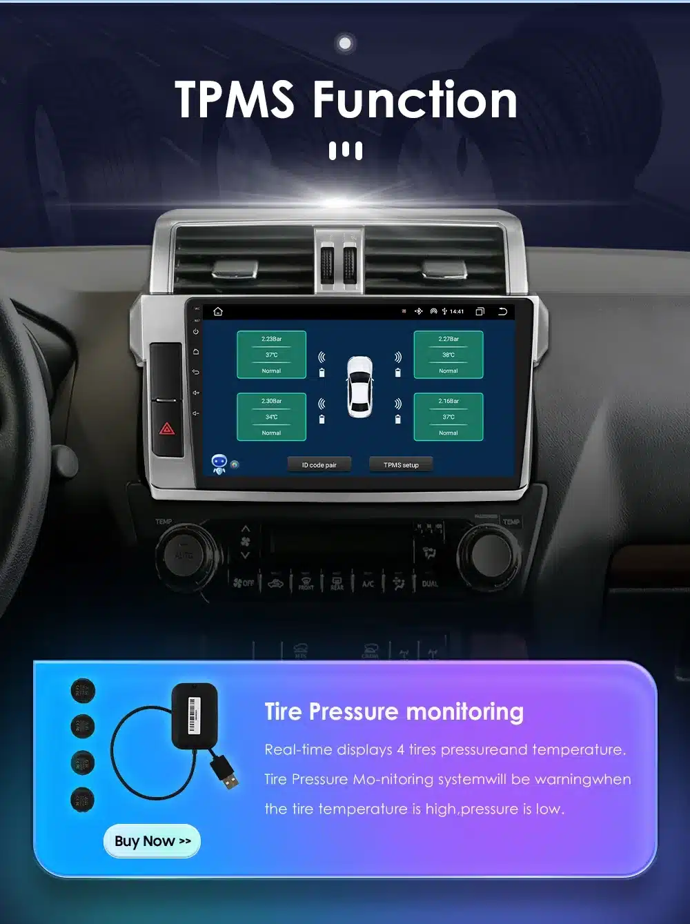 2 Din Android Autoraadio GPS-iga Toyota Land Cruiser Prado | kujundav pilt e-kaubamaja pildikogust