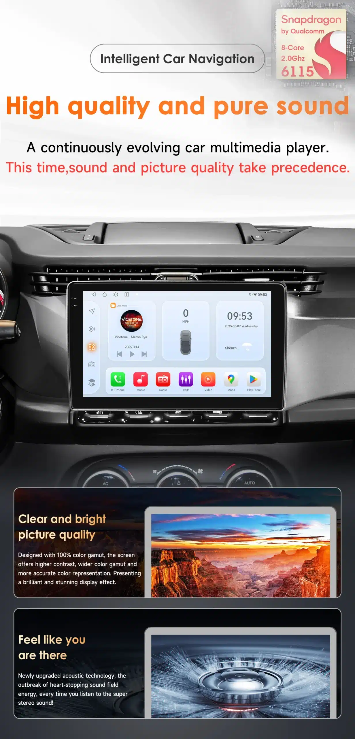 Autoraadio 9 tolli Carplay 4G ja WiFi Alfa Romeo Giulietta 2015-2018 | kujundav pilt e-kaubamaja pildikogust