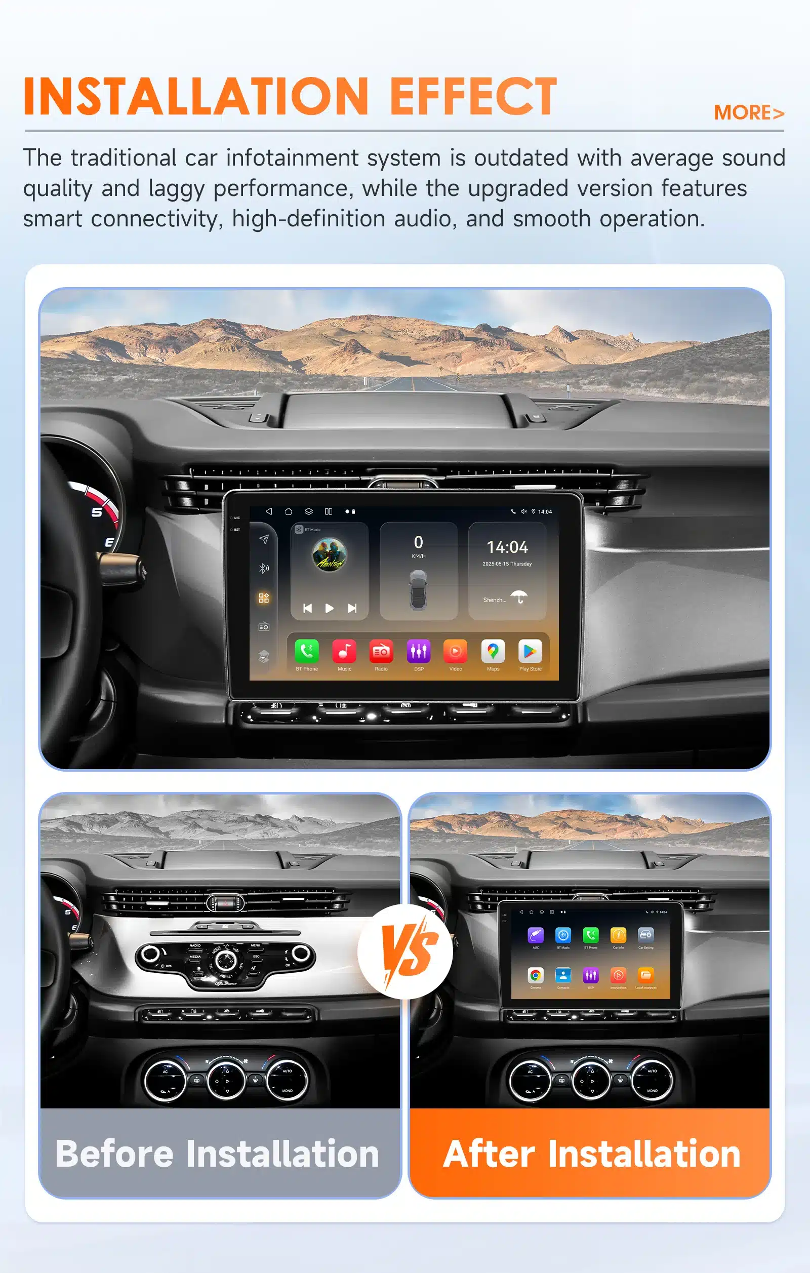 Autoraadio 9 tolli Carplay 4G ja WiFi Alfa Romeo Giulietta 2015-2018 | kujundav pilt e-kaubamaja pildikogust