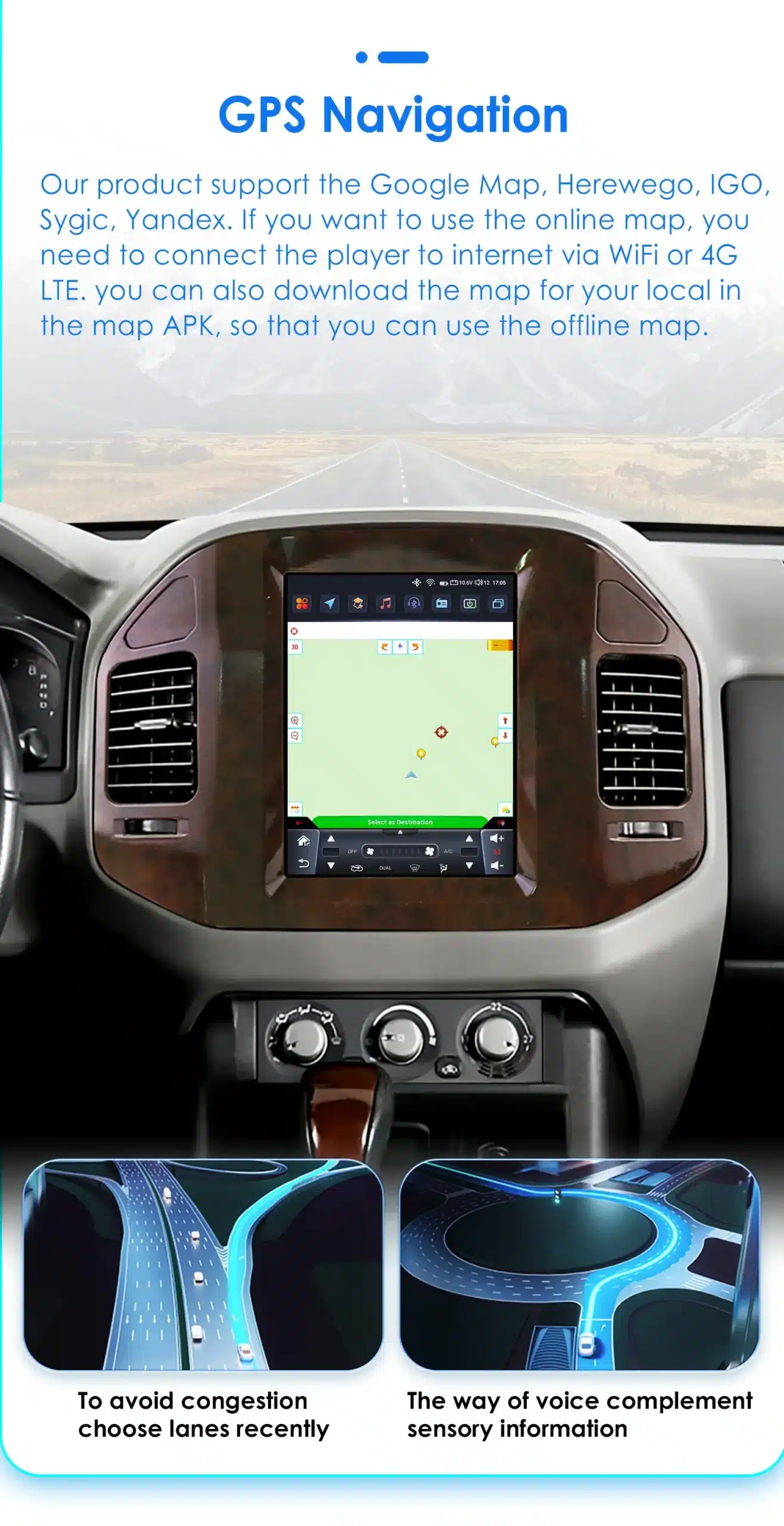 Multimeedia raadio GPS-iga Mitsubishi Pajero 1999-2006 | kujundav pilt e-kaubamaja pildikogust