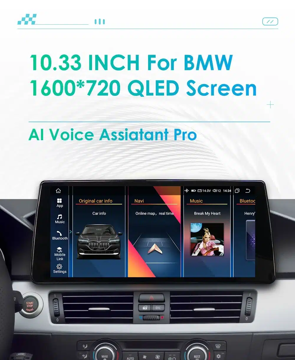 BMW Android autoraadio GPS-iga ja Carplay toega E60 E90 | kujundav pilt e-kaubamaja pildikogust