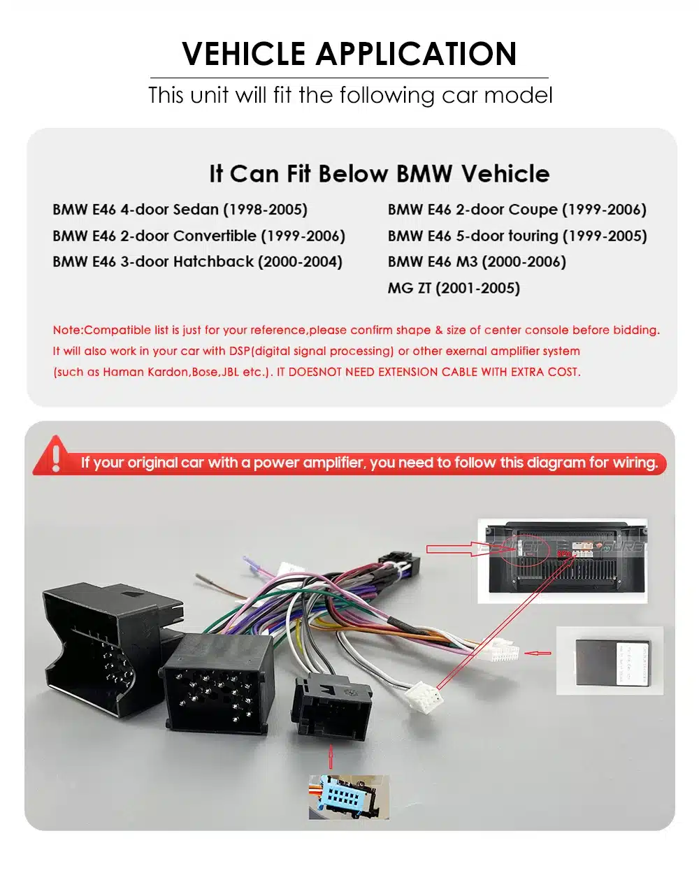 Auto raadio 9" 4G ja GPS-iga BMW 3 seeria E46 1998-2005 | kujundav pilt e-kaubamaja pildikogust