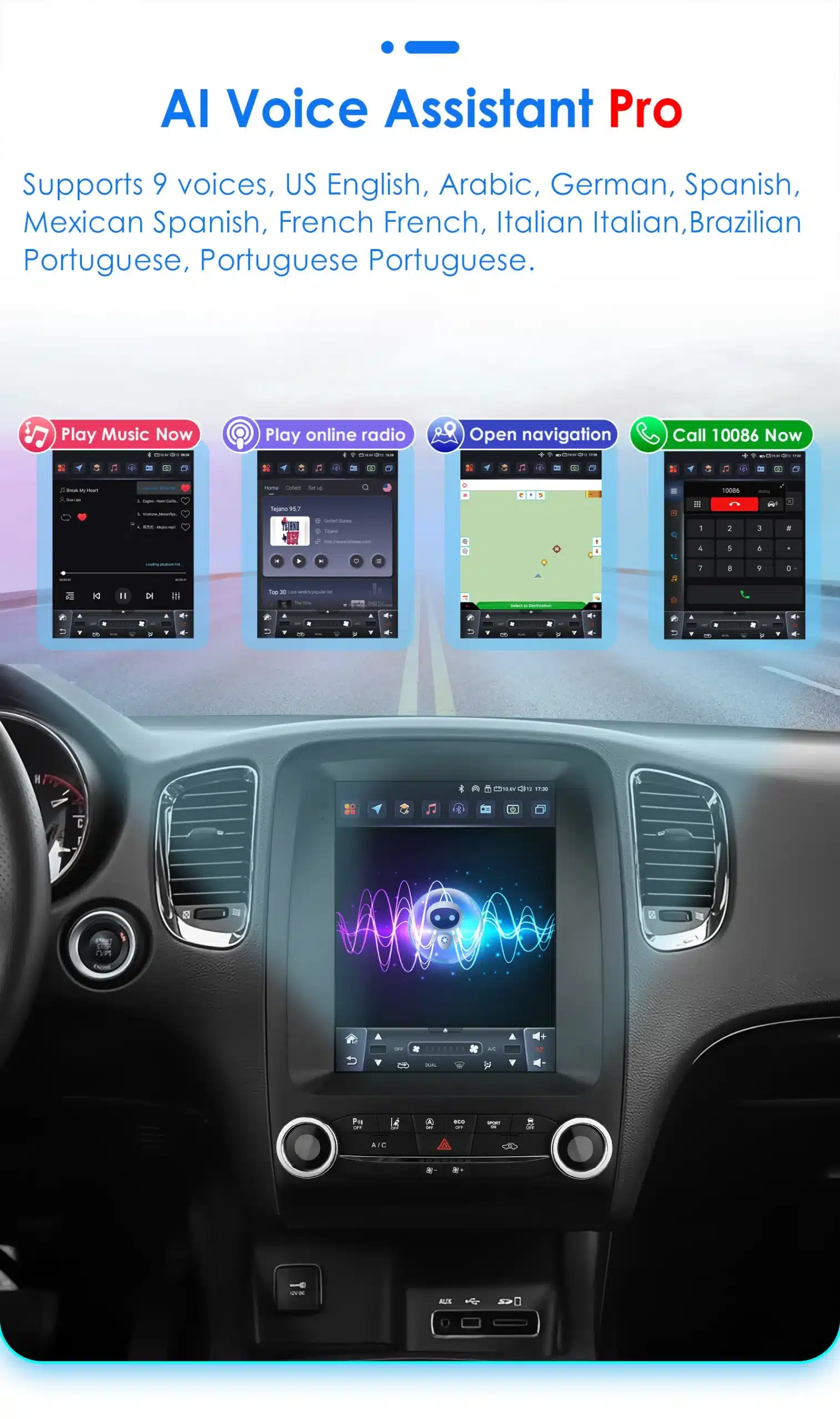 Multimeedia autoradio Dodge Durango 2014-2020, GPS ja CarPlay | kujundav pilt e-kaubamaja pildikogust