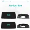 BMW Android autoraadio GPS-iga ja Carplay toega E60 E90 | E-pood Tootemaailm BMW Android autoraadio GPS-iga ja Carplay toega E60 E90, esitluses kaks erinevat ekraani ja paigaldusraami valgetel taustal.